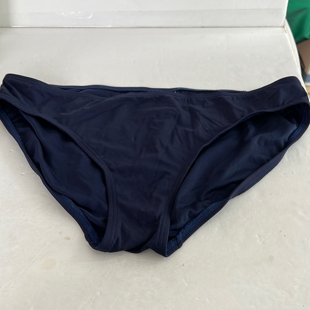 Calvin Klein Navy Blue Bikini Bottons Size XL